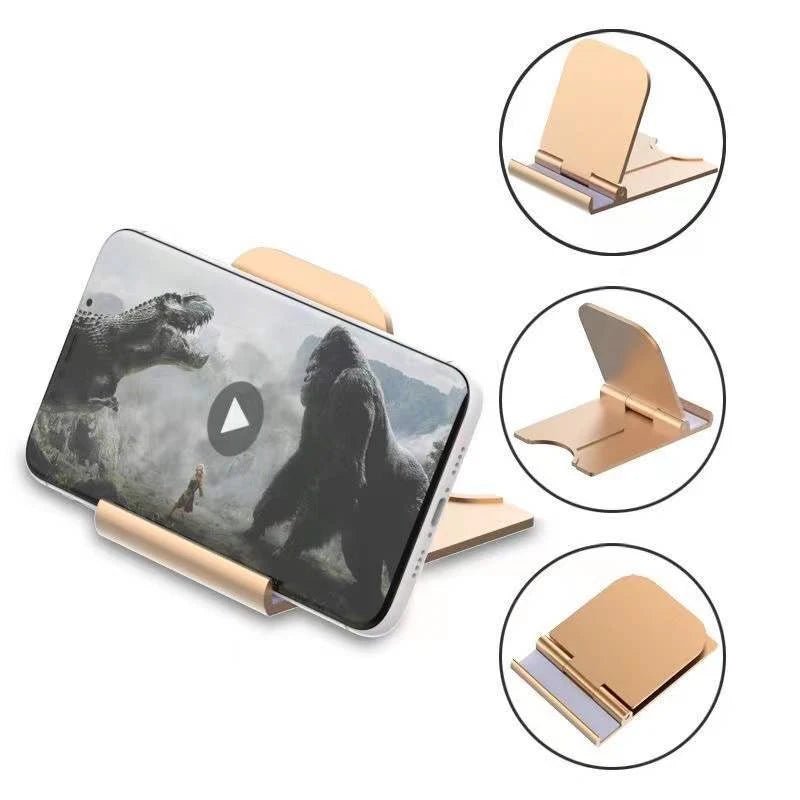 Universal Mobile Phone Holder - Adjustable Smartphone and Tablet Desktop Stand, Compatible with Samsung, iPhone, Xiaomi