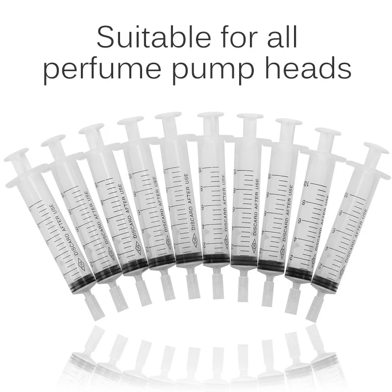 Efficient Perfume Dispenser Tools: 5ml/10ml/20ml Plastic Syringe - Ideal for Refilling Perfume Bottles with Quantitative Dispensing - Perfect for Cosmetic Refills