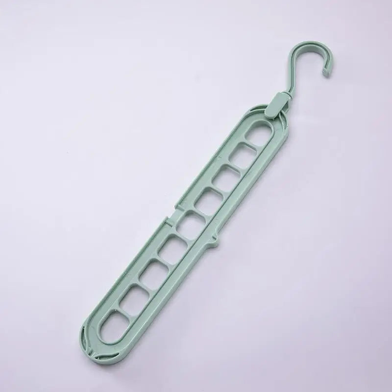 Multifunction Plastic Clothes Hanger Rack - Multi-Port Circle Design for Scarf and Clothes Drying, Storage Rack