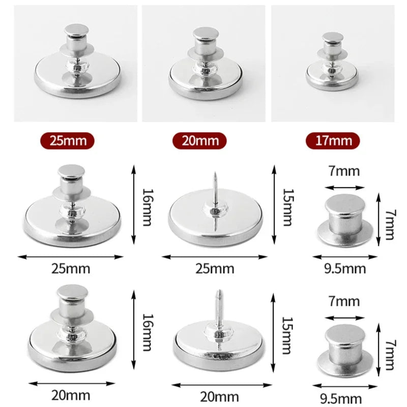 Magnetic Curtain Tiebacks Set - 4/8 Pairs Detachable Curtain Clips with Fastener, Light-Adjusting Window Screen Closure Magnet Buckle