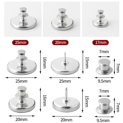 Magnetic Curtain Tiebacks Set - 4/8 Pairs Detachable Curtain Clips with Fastener, Light-Adjusting Window Screen Closure Magnet Buckle