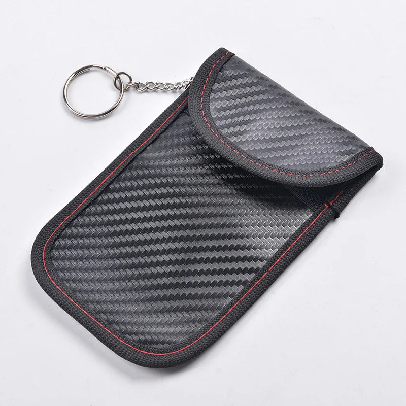 Car Key Signal Blocker Faraday Cage - RFID Blocking Bag Pouch for Keyless Fob