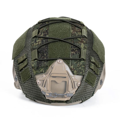 Tactical Helmet Cover for Fast MH PJ BJ OPS-Core - Multicam Airsoft Paintball Military Helmet Cover with Elastic Cord