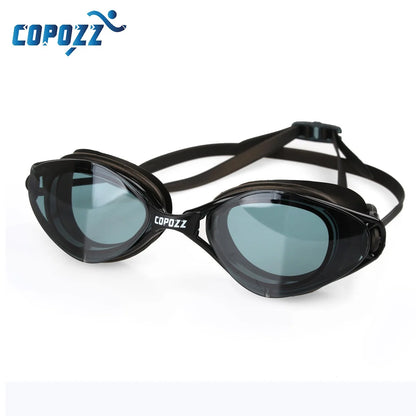 COPOZZ Professional Swimming Goggles - Anti-Fog, UV Protection, Adjustable Waterproof Swim Eyewear for Men and Women