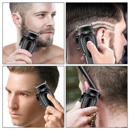 Hiena HYN-212 Electric Hair Clipper – USB Rechargeable Cordless Beard Trimmer for Men – Powerful Hair Trimming Tool