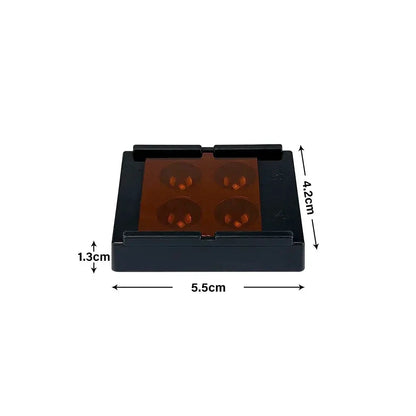 Dental Resin Shade Light Box - Composite Hood Case Protector - Veneer Storage Box - Denture Teeth Patch Shading Organizer Tool