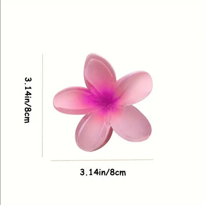 2/4PCS Boho Flower Hair Clips for Women – Large Egg Flower Barrettes and Hair Accessories