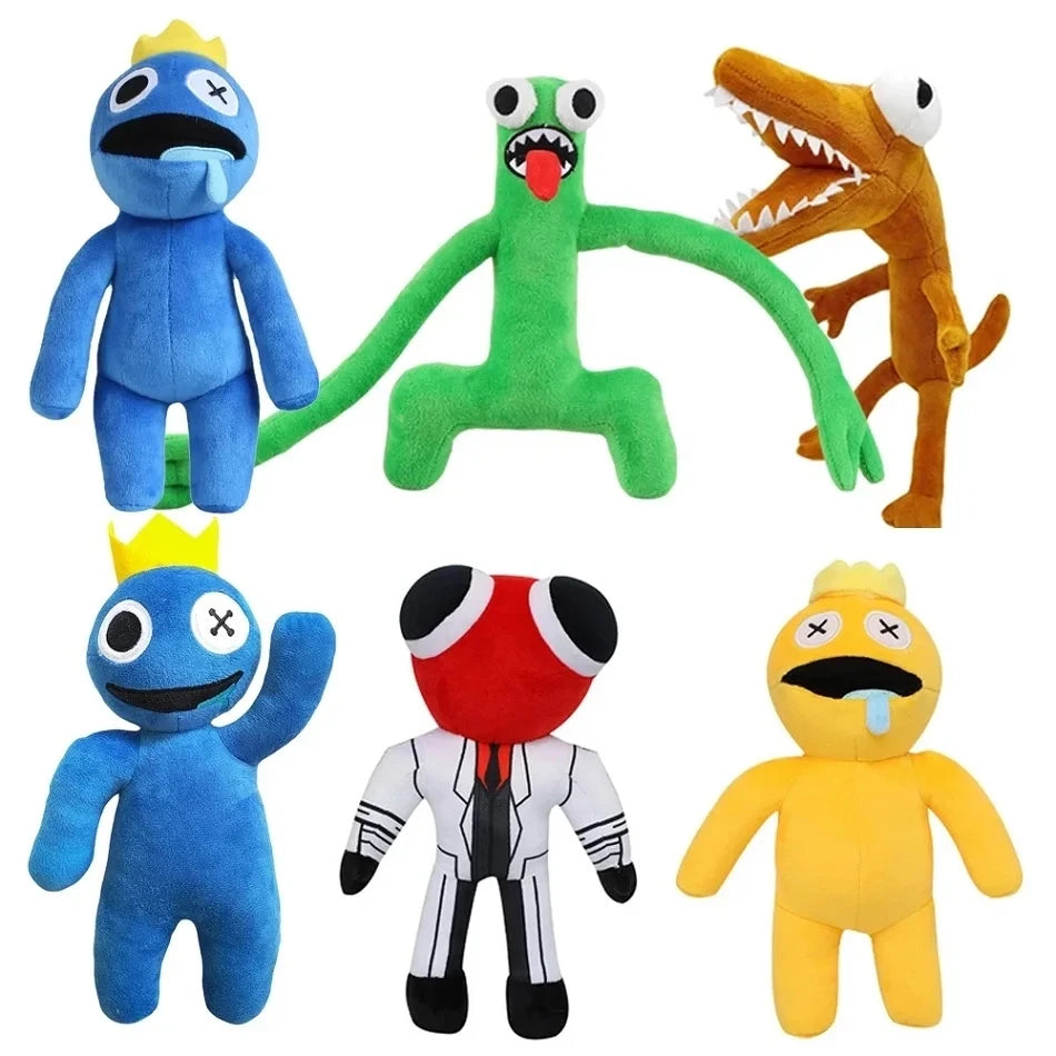 30cm Rainbow Friends Plush Toys - Kawaii Monster Stuffed Dolls, Cartoon Game Puppets for Children - Perfect Christmas Gifts