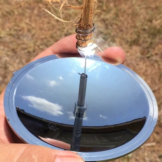 Outdoor Solar Lighter | Waterproof & Windproof Fire Starter | Camping Survival Tool | Emergency Gear Accessories