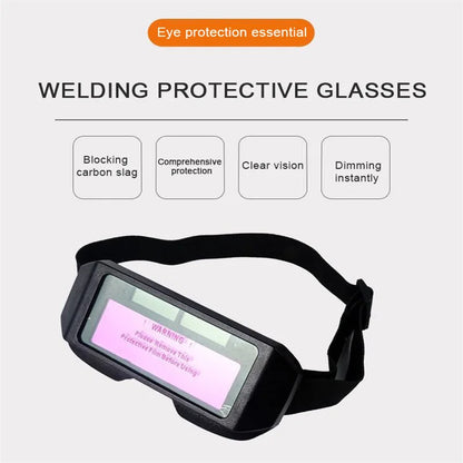 Automatic Dimming Welding Glasses | Solar Goggles for Argon Arc Welding, Anti-Glare Tools for Welders