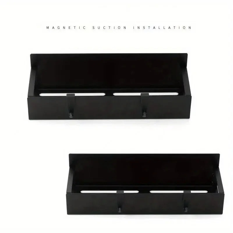 2pcs Magnetic Storage Shelves - Multifunctional Kitchen and Household Rack for Refrigerator and Washing Machine