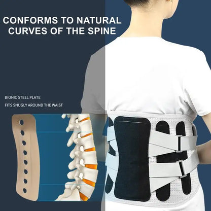 Orthopedic Lumbar Support Belt: Pain Relief Corset for Disc Herniation, Strain, and Back Posture - Spine Decompression Brace