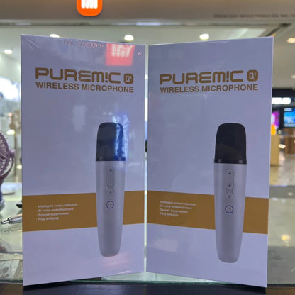 Puremic Wireless Microphone with Receiver - Compatible with Huawei, Xiaomi Vision, and BYD Cars - Original Sale Offer