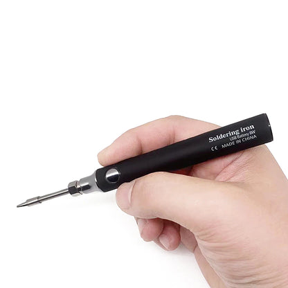 Wireless Charging Electric Soldering Iron | USB 5V8W Fast Charging | Lithium Battery Portable Repair Welding Tools