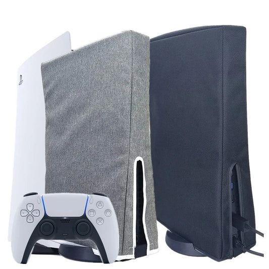 PS5 Dust Cover Protective Case for Sony Console - Compatible with Horizontal and Vertical Models