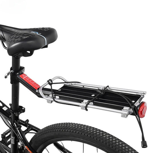 Quick Release Adjustable Bike Rack - Alloy Bicycle Rear Carrier for Luggage, Outdoor Cycling Equipment