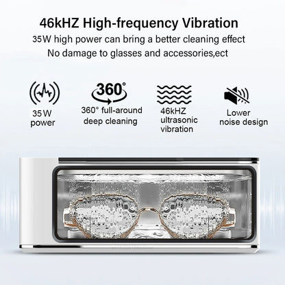 500ML Ultrasonic Cleaner: 35W Ultrasonic Jewelry & Glasses Cleaning Machine - Efficient Ultrasound Washing Bath