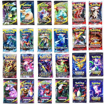 Newest 324Pcs Pokemon Cards - Sun and Moon XY Evolutions Booster Box, Collectible Trading Card Game for Children