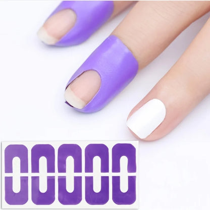 Nail Polish Protector: Disposable Peel-Off Tapes for Skin & Nails - Glue Stickers for Varnish Protection, Manicure Finger Tools