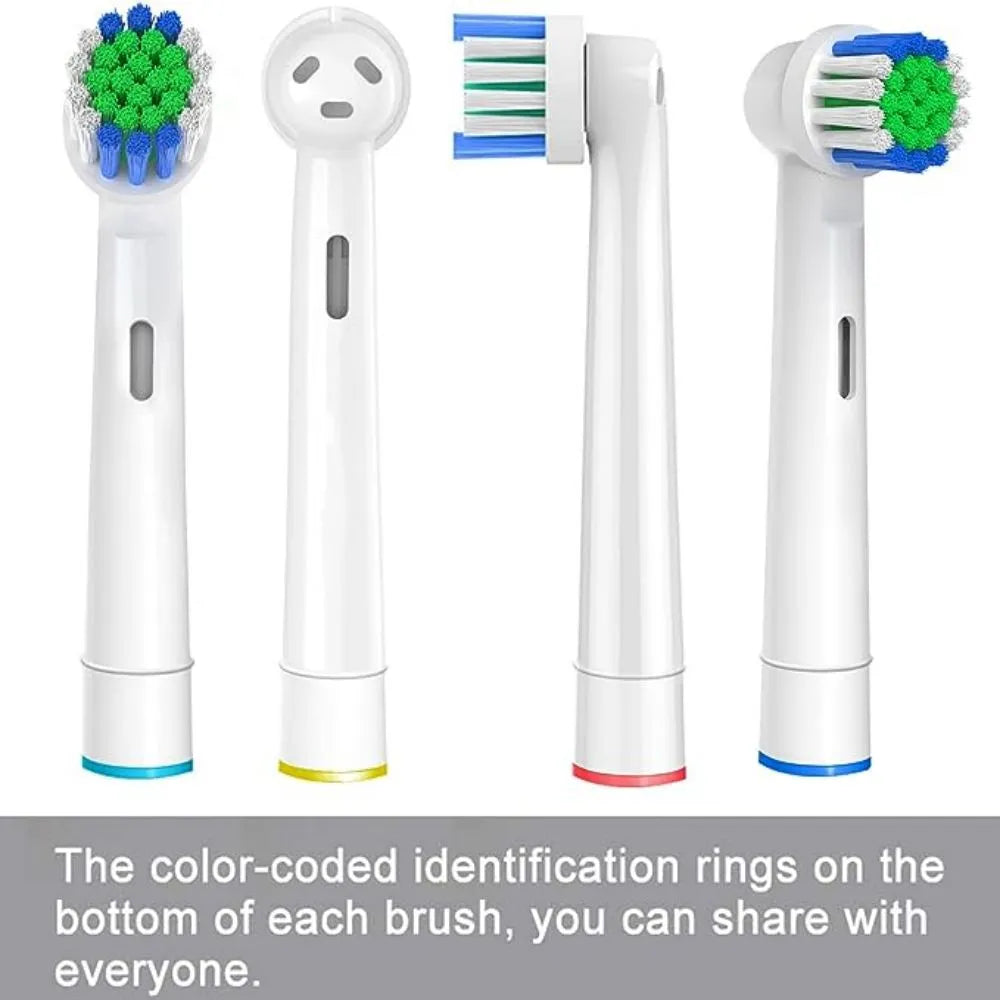 Replacement Toothbrush Heads Compatible with Oral-B Braun - Professional Electric Toothbrush Heads, 4/12/16/20 Pcs