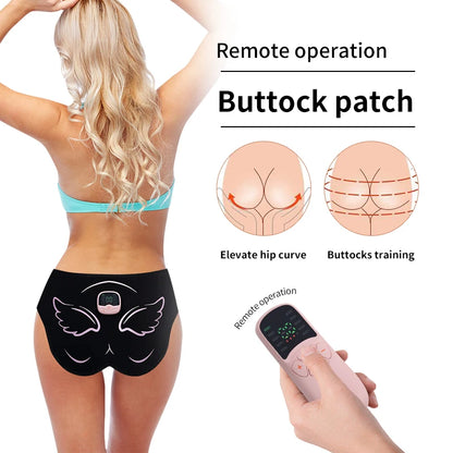 Electric EMS Butt Muscle Stimulator - USB Rechargeable Hips Trainer, Buttocks Lifting Muscle Toner, Weight Loss & Fat Burning Fitness Tool