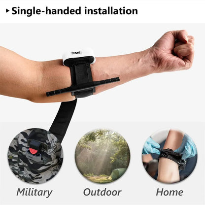 Tactical Military Tourniquet: Combat Medical Emergency Tool for Outdoor Exploration and First Aid