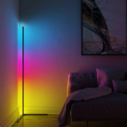 Smart RGB Dream Color Floor Lamp: Music Sync Mood Light with 16 Million Color Options - APP and Remote Control