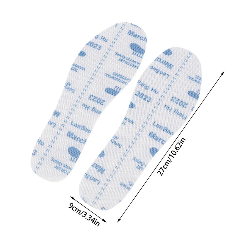 Anti-Puncture Damping Pads - Stab-Resistant Insole for Outdoor Safety Shoes, Soft and Anti-Piercing Protection