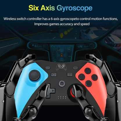 Universal Wireless Bluetooth Game Controller for Nintendo Switch, PC and Android – Compatible with Switch Pro, OLED, Lite and More