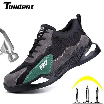 Fashion Safety Boots for Men – Steel Toe, Puncture-Proof Work Sneakers, Indestructible Work Footwear