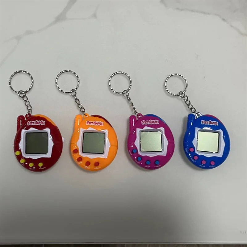 Transparent Electronic Tamagotchi Pet - 168 Pets in One, Virtual Cyber Digital Toy, Nostalgic Pixel Fun Play