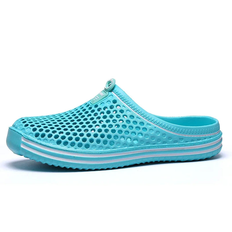 Comfortable Men's Pool Sandals - Slip-On Summer Beach Shoes, Casual Water Shower Clogs for Outdoor and Garden Use, Unisex