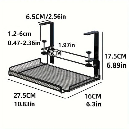 Steel Under Desk Cable Management Tray: No-Drill Organizers for Efficient Wire Management