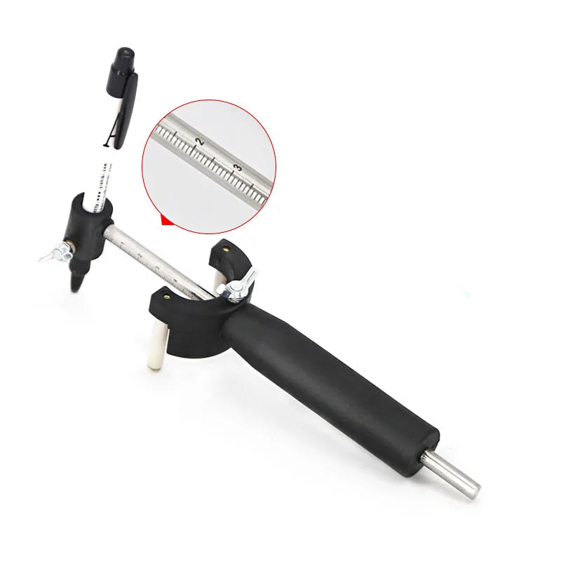 Wheel Eyebrow Scriber - Auto Sheet Metal Dent Repair Tool with Data Recovery, Wheel Eyebrow Rib Line Parallel Drawing Tool