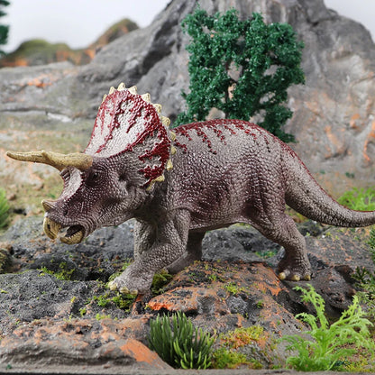 Oenux Dinosaurs World Action Figures - Savage Jurassic Collection Featuring Indominus Rex, Spinosaurus and Triceratops, Ideal Kids Gift