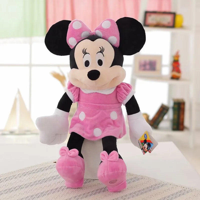 Disney Cartoon Plush Toys - 30/40cm Minnie, Mickey, Pluto, Goofy, Miaomiao House Dolls, Creative Wedding and New Year Mascot Gifts