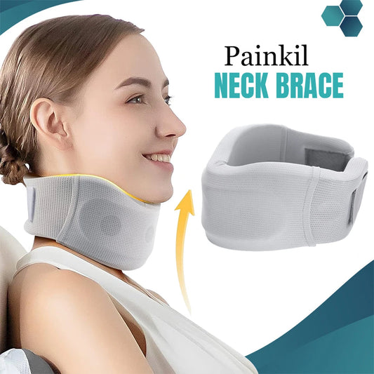 Soft Neck Support Sponge Brace for Migraine - Cervical Collar to Relieve Pain and Pressure - Includes Free Cover for Added Comfort