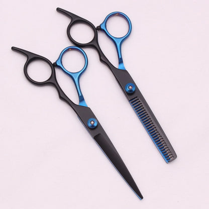 6.0'' Professional Hair Scissors Set | Japanese Steel Cutting Shears and Thinning Shears for Salon, Barber, and Home Use | Model 1001