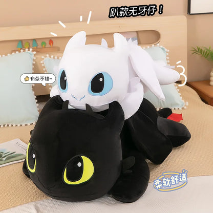 MINISO Little Flying Dragon Plush Toy - Toothless Doll Pillow, Party Model, Ideal Birthday Gift for Girls