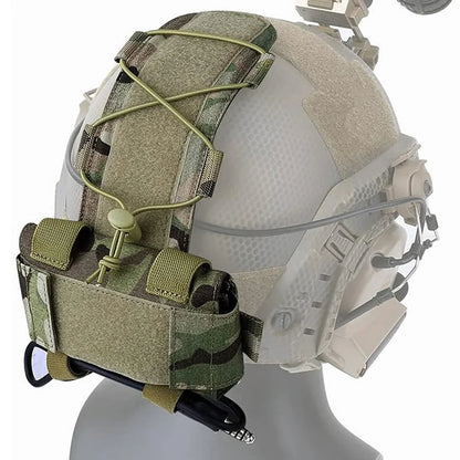 BOOIU Tactical Helmet Battery Pouch MK1 - Counterweight & NVG Battery Pack for Balanced Helmet Accessories