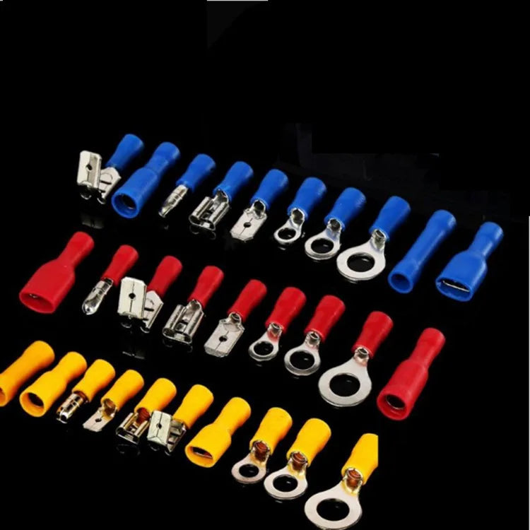 Assorted Electrical Wire Connector Kit: 480/300/280PCS Insulated Cable Crimp Spade Butt Ring Fork Terminals