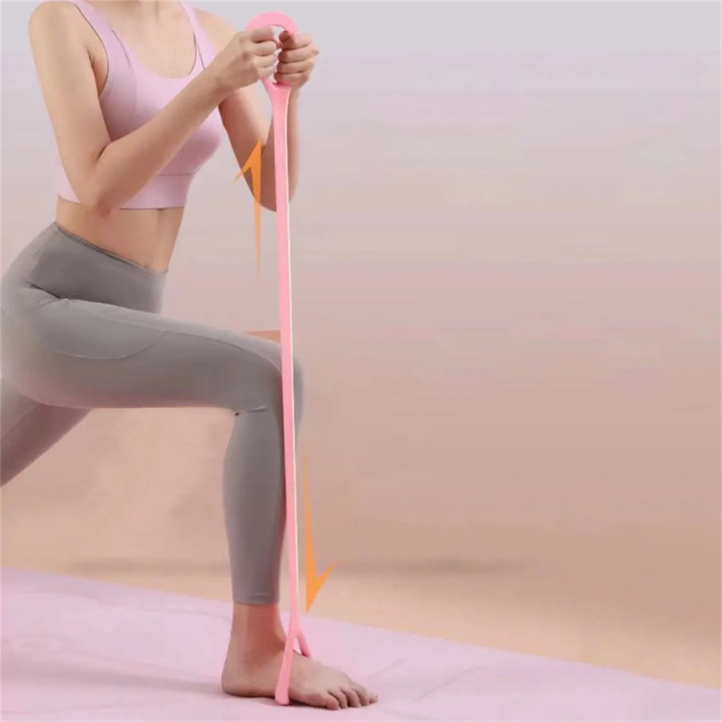 2024 New 8-Character Puller - Home Fitness Equipment, Elastic Belt Yoga Auxiliary for Women, Open Shoulder and Back Stretcher