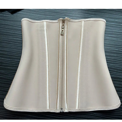 Colombian Latex Waist Trainer: Double Compression BBL Shaper with Tummy Control - Slimming Sheath, 13 Steel Bones Belt