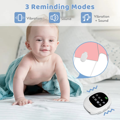 Professional Arm-Worn Bedwetting Sensor Alarm - Potty Training Wet Reminder for Baby, Toddler, Adults - Enuresis Plaswekker