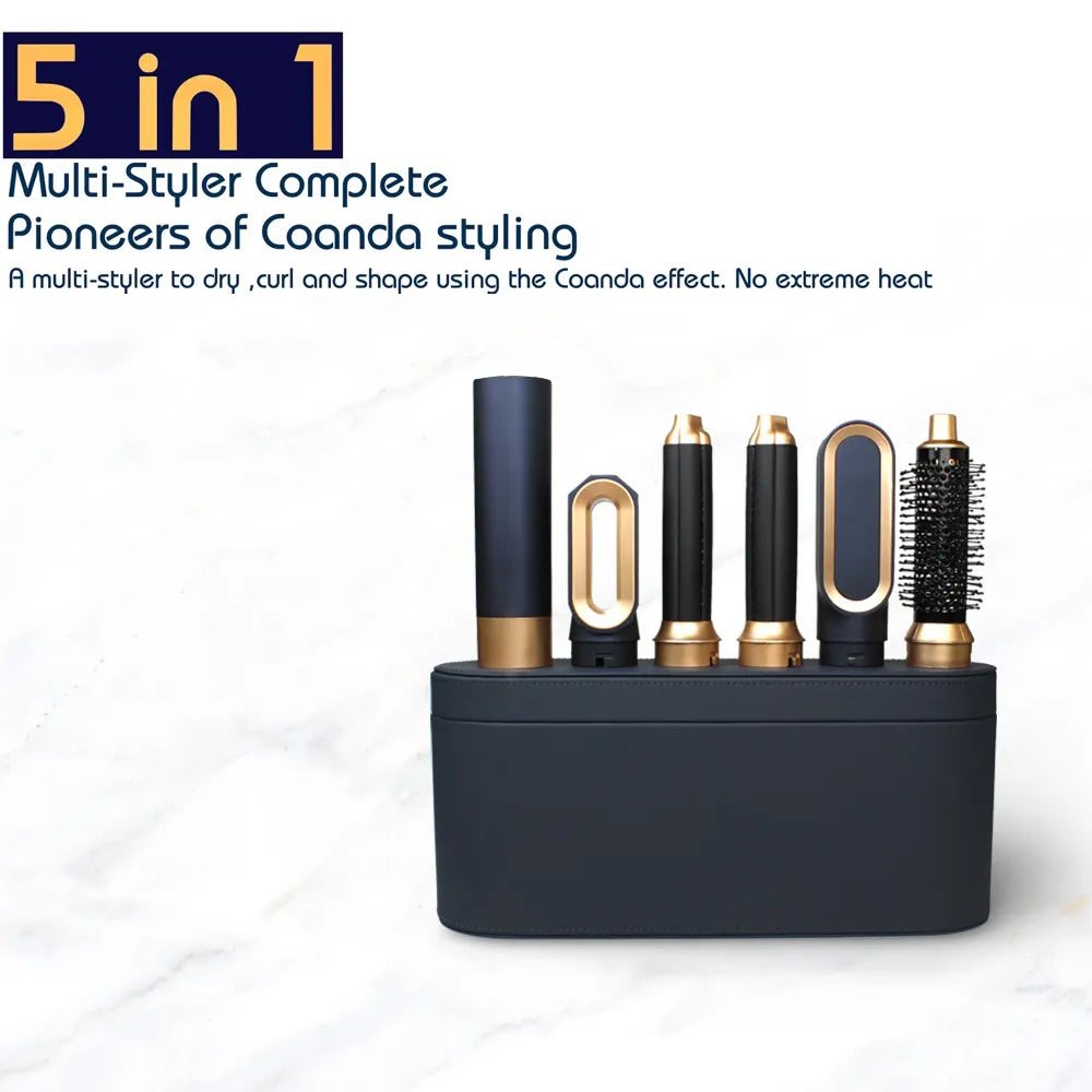 5-in-1 New Hair Dryer Multi Styler | Curling Iron, Hair Straightener, and Hair Brush | Hairdryer for Versatile Hair Styling