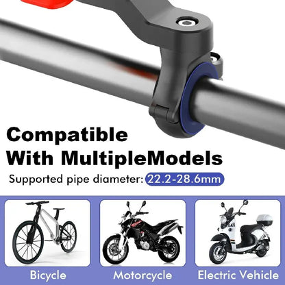 New Motorcycle Bike Phone Holder – Non-Slip Mobile Mount for iPhone, Xiaomi, MTB, Moto – Cycling Handlebar Bracket