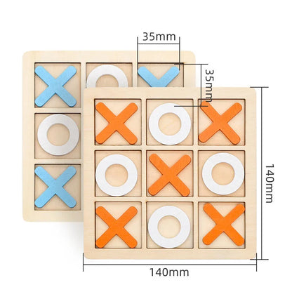 Montessori Mini Chess Wooden Toy: Interactive Puzzle Game for Early Educational Brain Training - Perfect for Children's Learning and Development