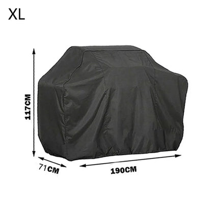 Heavy Duty BBQ Grill Cover - Waterproof and Dustproof Barbecue Stove Protector, Ideal for Weber and Outdoor Braziers, Rain Protective