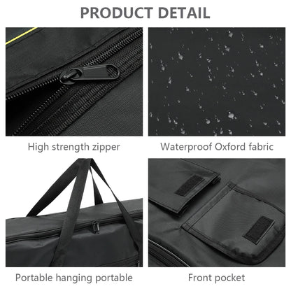 Portable Waterproof Oxford Cloth Keyboard Bag - Thicken Protective Storage Bag for Electronic Organ and Piano Instrument