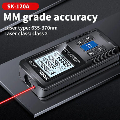 Snakol Laser Distance Meter - Digital Rangefinder with 40m to 120m Options, Accurate Distance Measuring Tape and Ruler